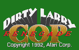 Dirty Larry - Renegade Cop Title Screen